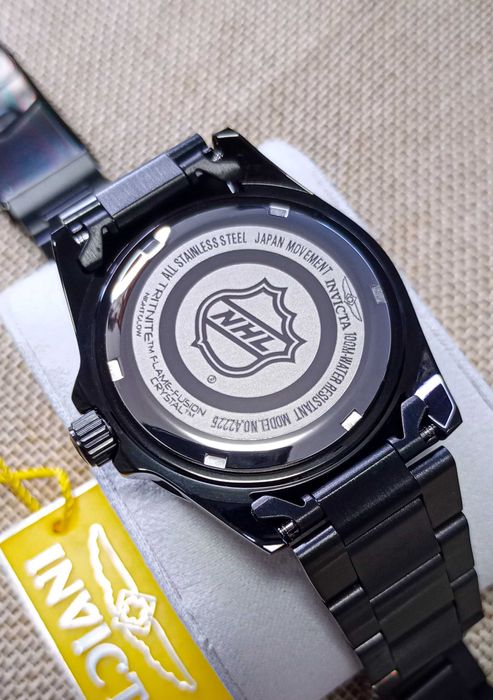 Ceas Invicta NHL Anaheim Ducks Quartz Orange Dial – Femei