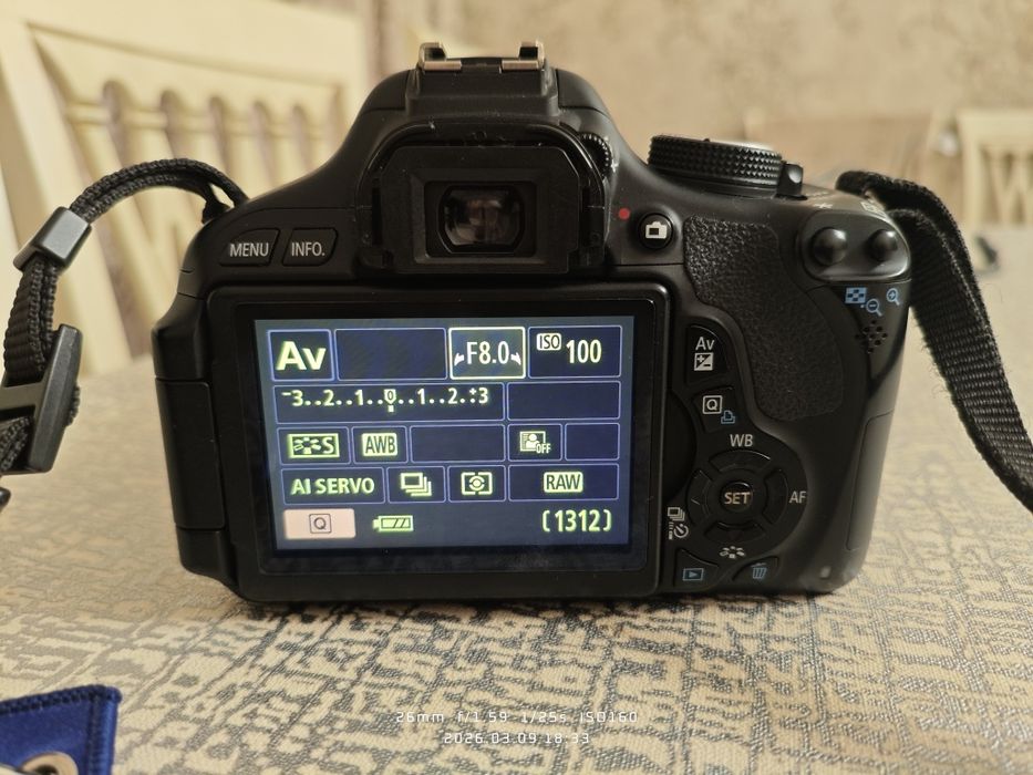 Фотоаппарат Canon EOS 600D В отличном состоянии