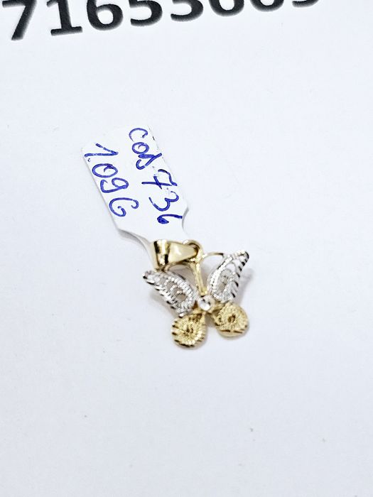 Vand pandantiv din aur 14 k 1.09 g cod 736