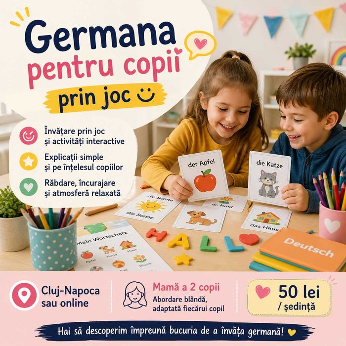 Germana pentru copii prin joc