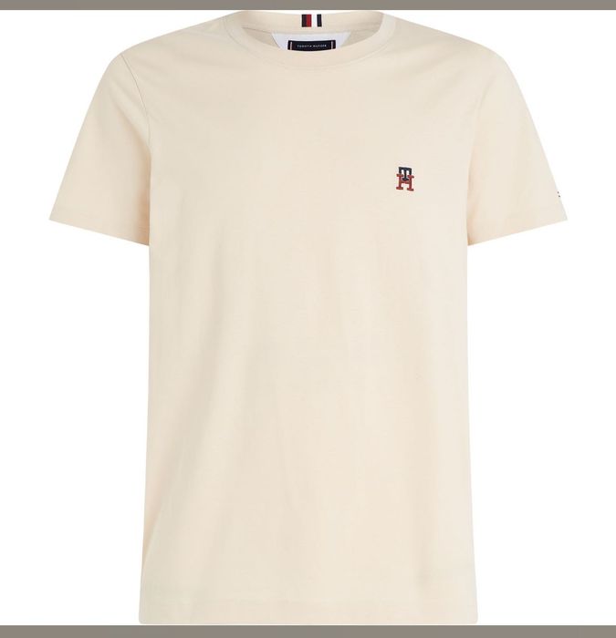 Мъжка блузка с къс ръкав : Tommy Hilfiger Monogram Embroidery Men's T-shirt XL