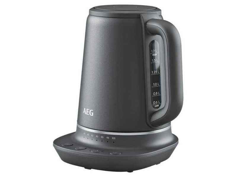 Електрическа Кана за Вода AEG K7-1-6BP - 2400W, 1.7л, Сива