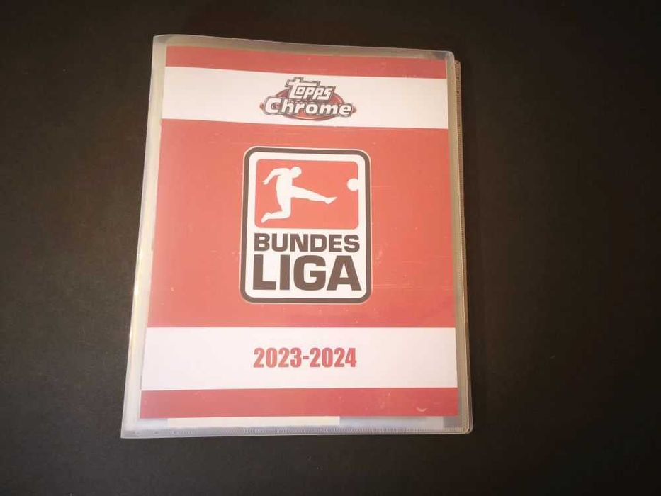 Set complet cartonase premium in album Topps Chrome Bundesliga 23-24