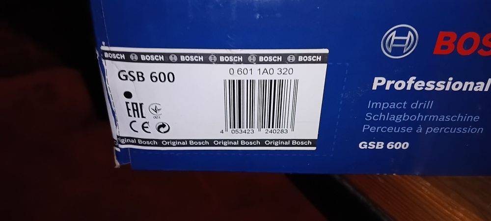 Masina de gaurit Bosch gsb 600