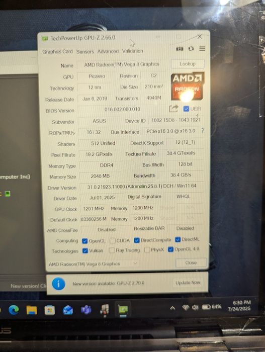 Asus um462d notebook pc