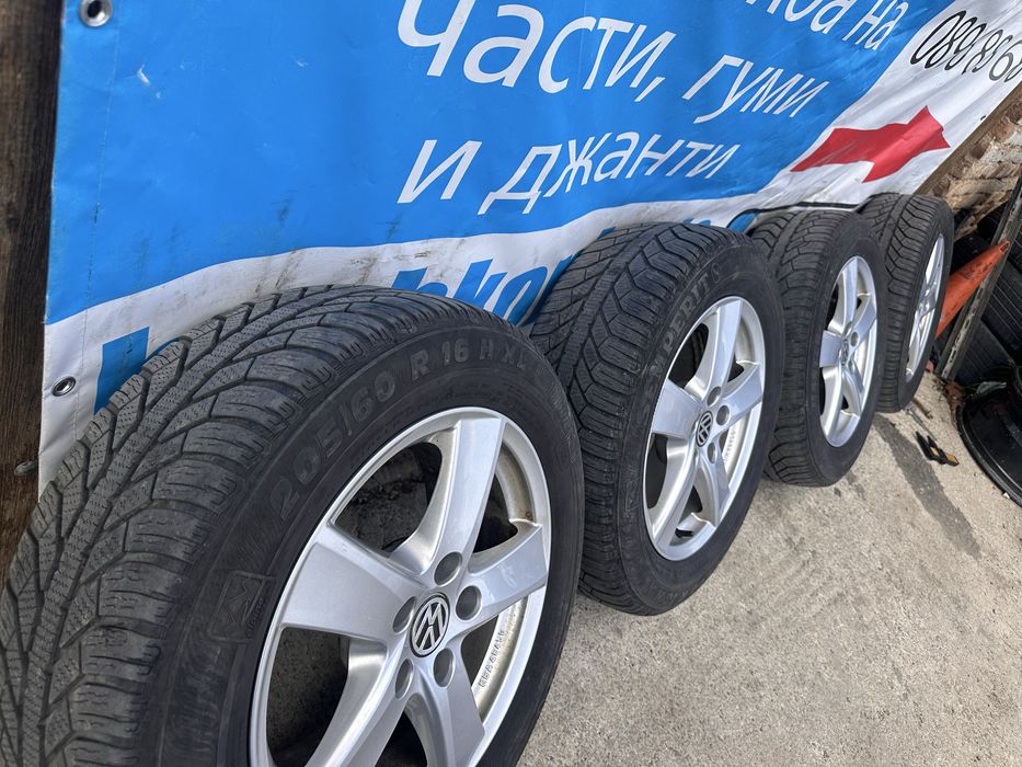 16 5х112 джанти със зимни гуми