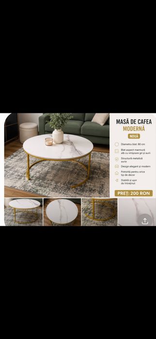 Masa cafea noua stare buna