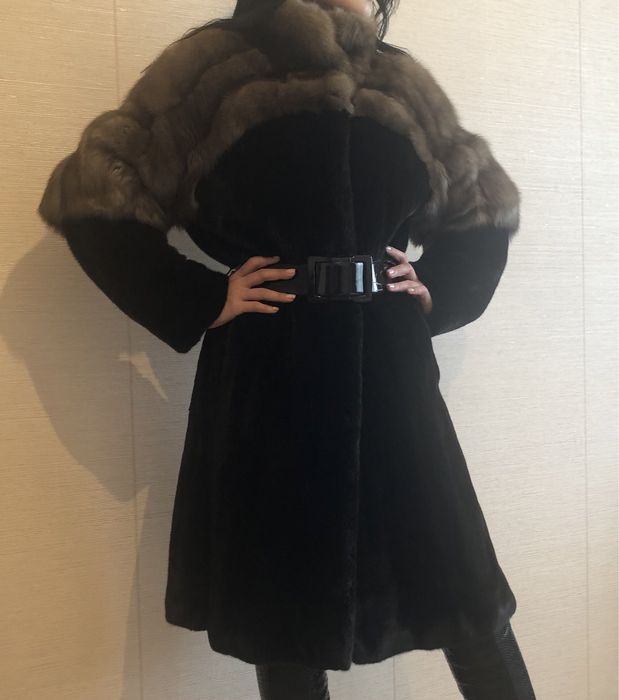 Шуба соболь норка, италия