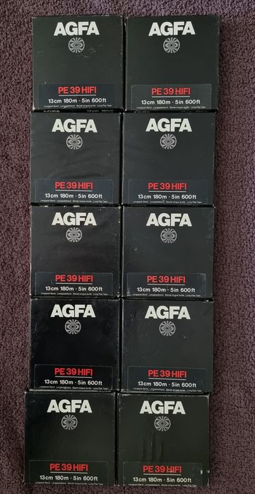 Магнетофонни ролки AGFA PE-39 HiFi
