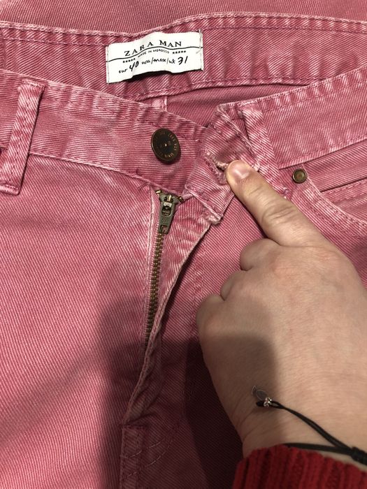 Blugi roz zara barbati marime 40 blugi zara barbati 40 blugi zara man