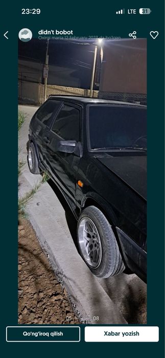 Vaz 2108 bekorchila bezovda qilmangla iltimos mashina 0 dan yigilgan