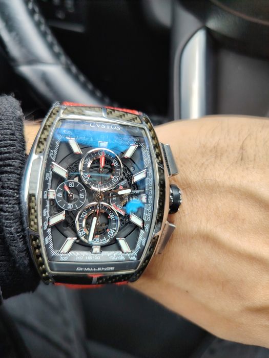 Часовник CVSTOS Challenge lI GT Chrono Carbon Limited Edition