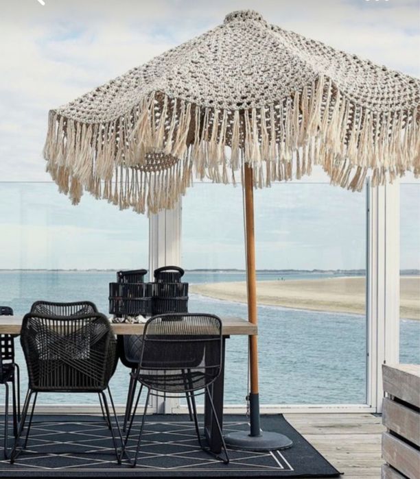 Vand macrame umbrite  3m x 3m umbrela