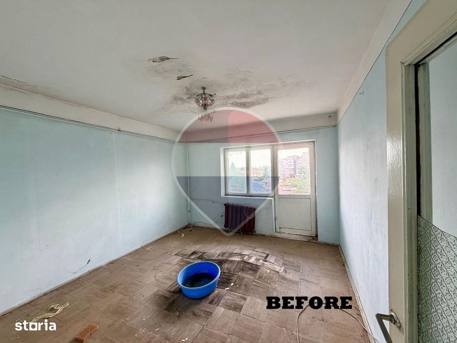 Apartament cu 3 camere de vânzare în zona Brailei