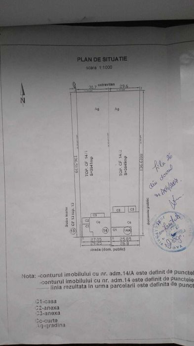 Casa Batraneasca cu teren 4000m2 intravilan