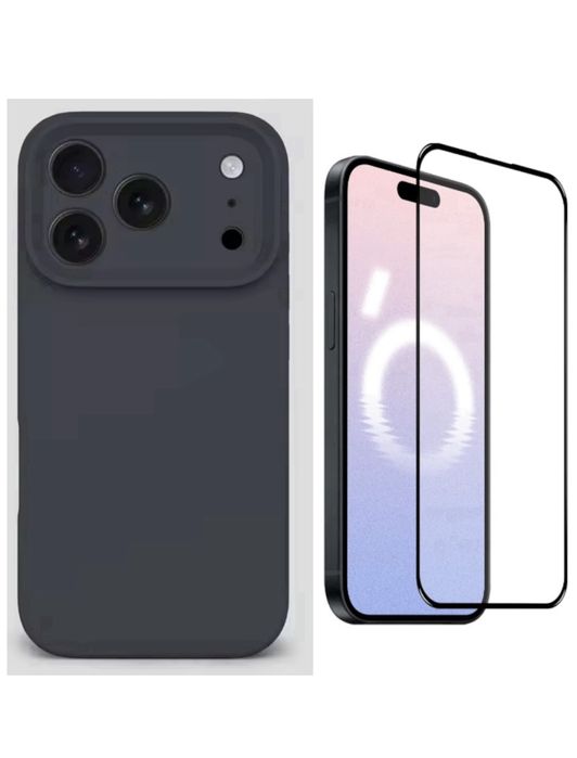 Iphone 17 17 AIR 17 PRO 17 PRO MAX Husa Soft Touch + Folie Sticla Esd
