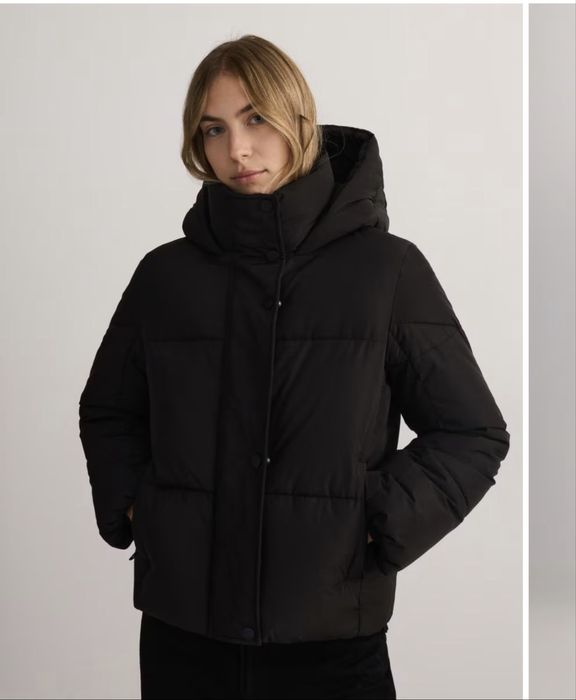 Черно късо зимно яке Reserved