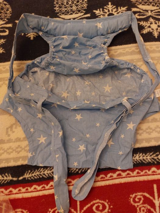 Текстилен преносим стол за хранене на бебе