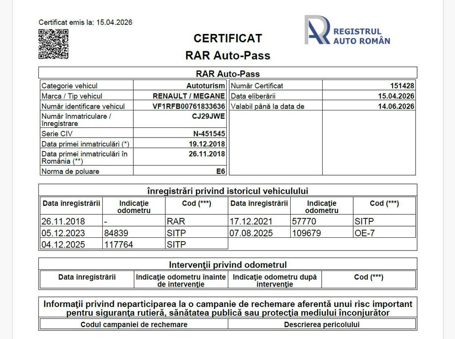 Renault Megane 4 sedan | motor 1.3 TCe 115 CP | an 2018