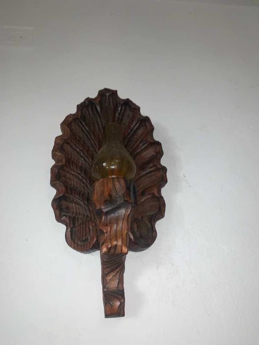 Aplicație de perete cu lumanare