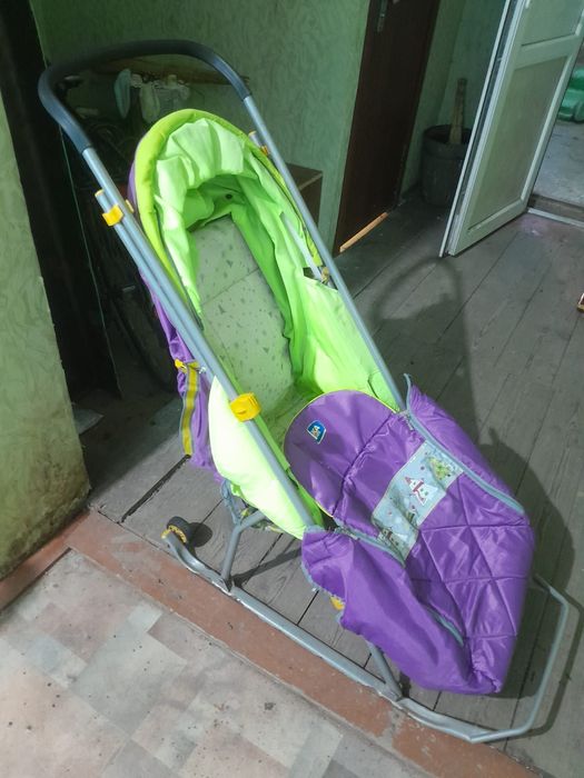 Зимняя коляска детская