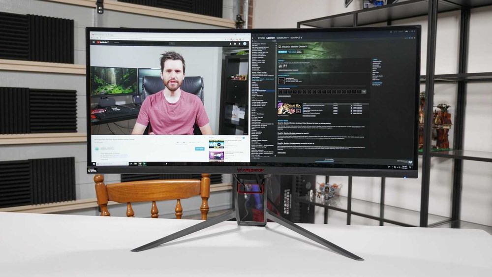 Monitor Acer Predator X34P 87 cm 34 inch Curved G Sync - IMPECABIL