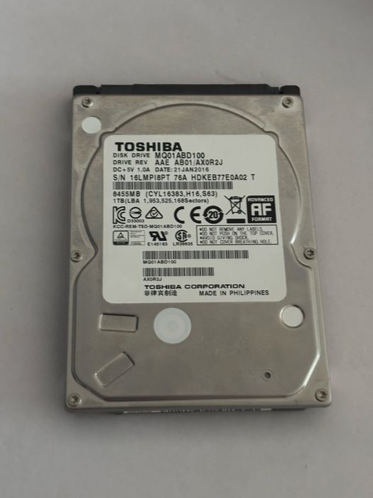 HDD Laptop Toshiba - 1 TB
