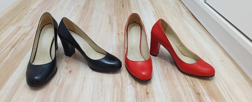 Pantofi piele Ficosan, Nr 35 și 36. Noi