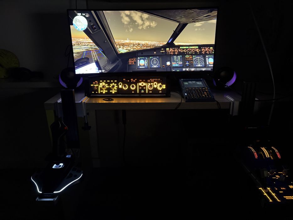 Flight Sim Airbus WinWing/WinCtrl Full Cockpit