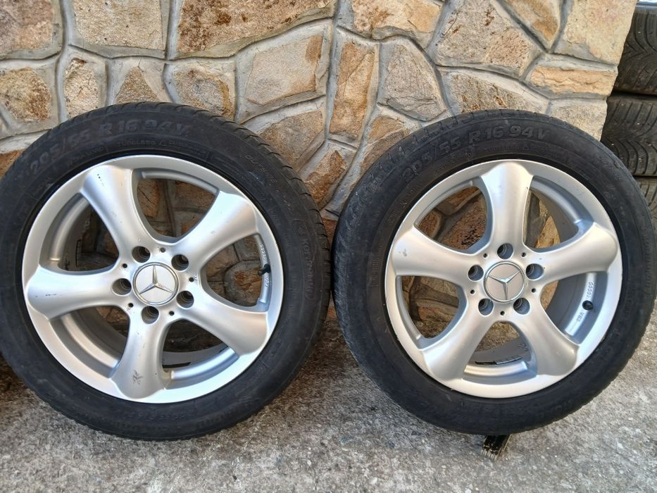 Оригинални Алуминиеви джанти 16цола за Mercedes w211-E-class.w204.c-class.5 ×112.w245.B-class w169 A-class