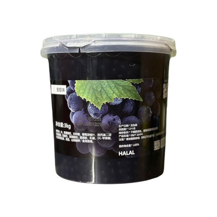 Джуз Боллы со вкусом Винограда 3 кг HALAL Джемы, Сиропы, Тапи