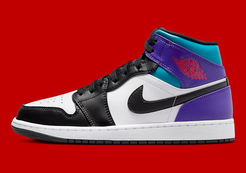 Jordan 1 mid grape 40.5 originali