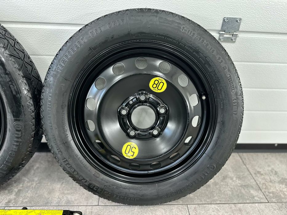 Kit rezerva Slim BMW 17" SI 16" NOU Cheie și cric originale!