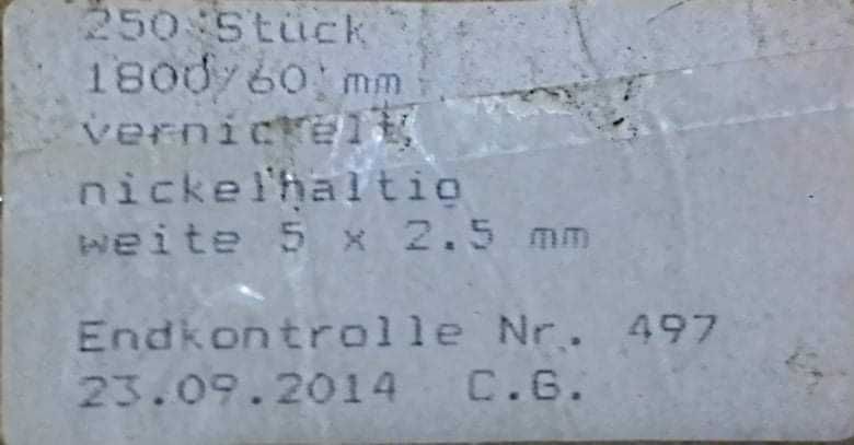 Карабинки бързи немски никелирани