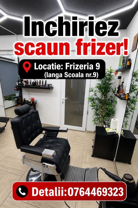 Inchiriez scaun frizer