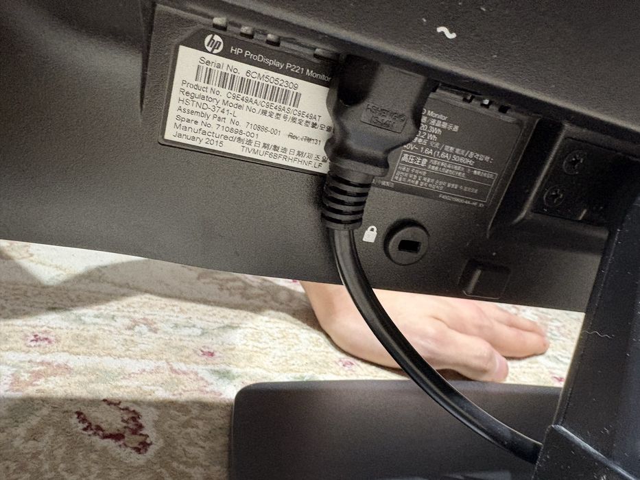 монитор HP ProDisplay P221, диагональ 21.5”.
