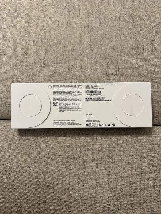 Apple watch NOU,sigilat, seria 11 (2025) 46mm jetblack cu cellular