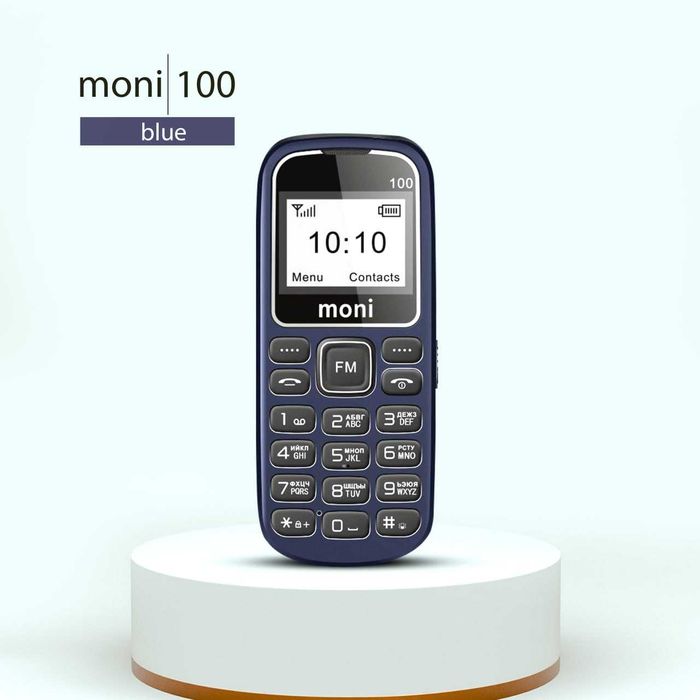 Телефон MONI 100 grey/dark blue