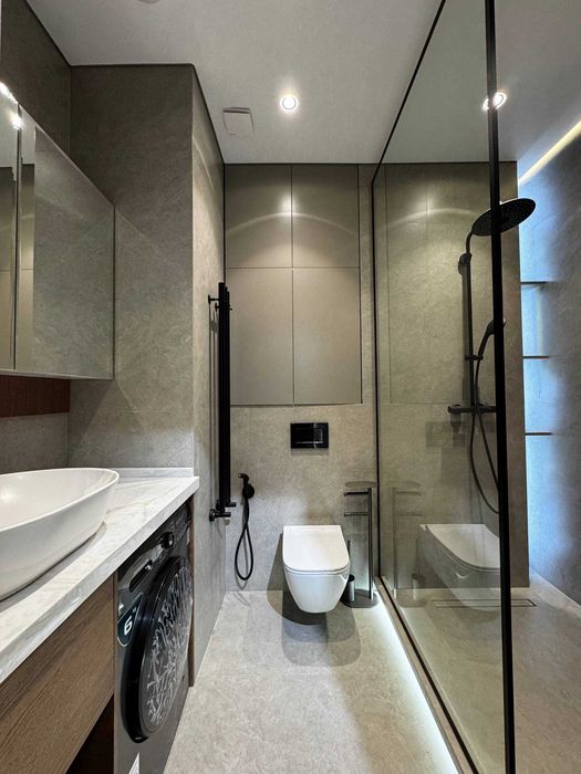 1-комнатная (переделана в 2) 40 м² в Nest One, вид на Hilton