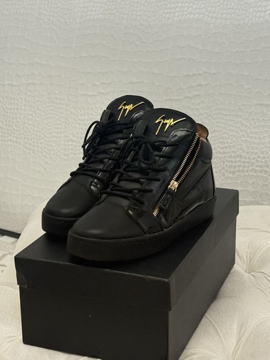 Giuseppe Zanotti Черни High-Top Кецове