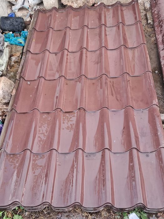 Vand 16 foi tigla metalica (tabla acoperis) maro