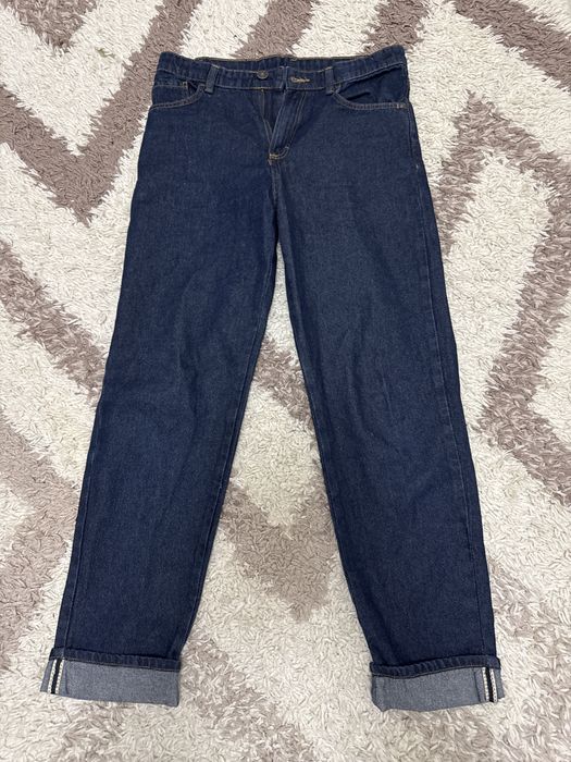 джинсы темно-синие, поношен