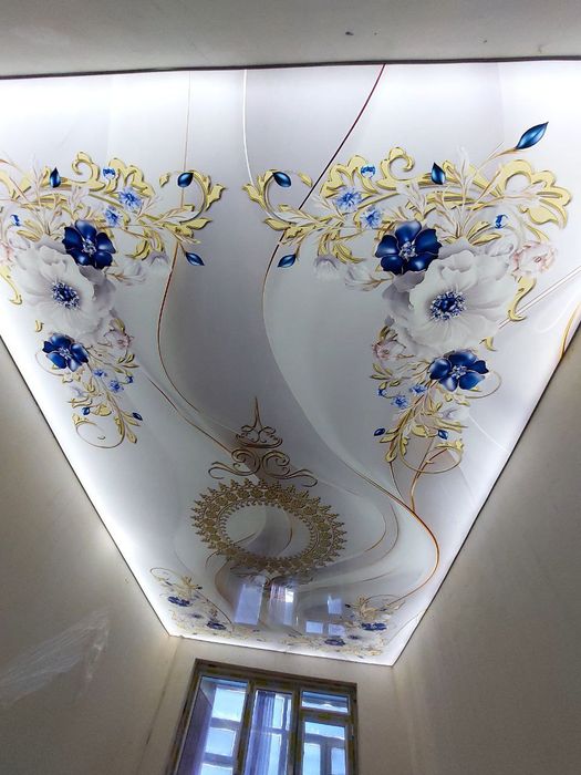 Натяжные Потолки Зори Дизайнер Бепул Natyojnoy patalok Натяжной Потоло