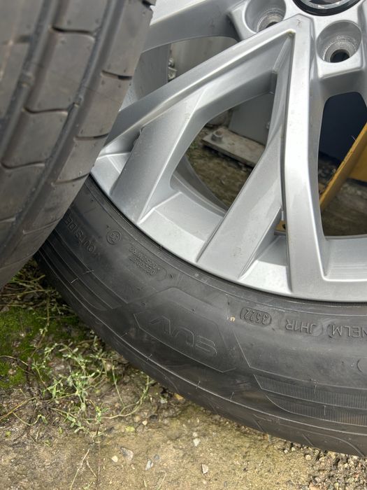 Jante aliaj Touareg 3 CR7 5x112 r18 et25 8j 235 65 r18 vara goodyear