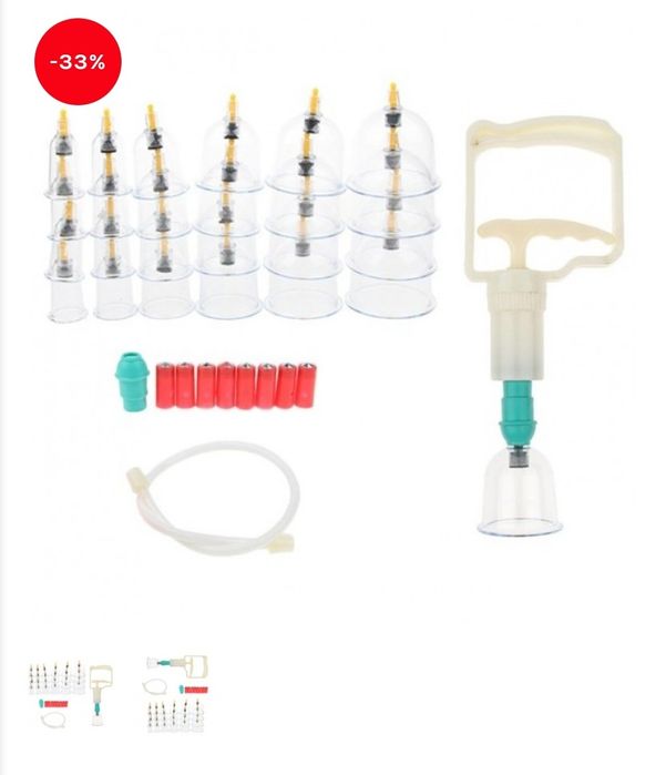 Вендузи 24 бр в комплект с помпа Чисто ново