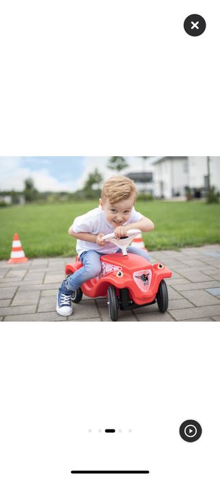 Vand Masinuta Ride-on Big - Bobby Car Clasic, rosu
