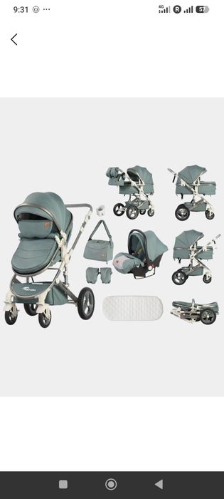 Коляска трансформер 3в1