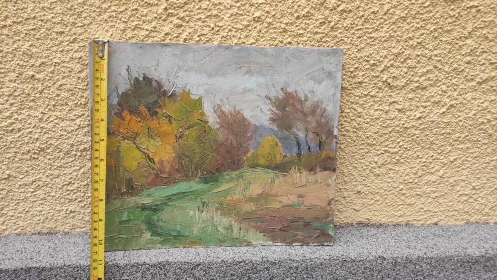 Pictură în ulei, "Toamna la deal", Iolanda Rosa