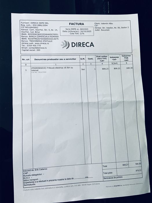 Friteuza electrica 16 litri cu robinet