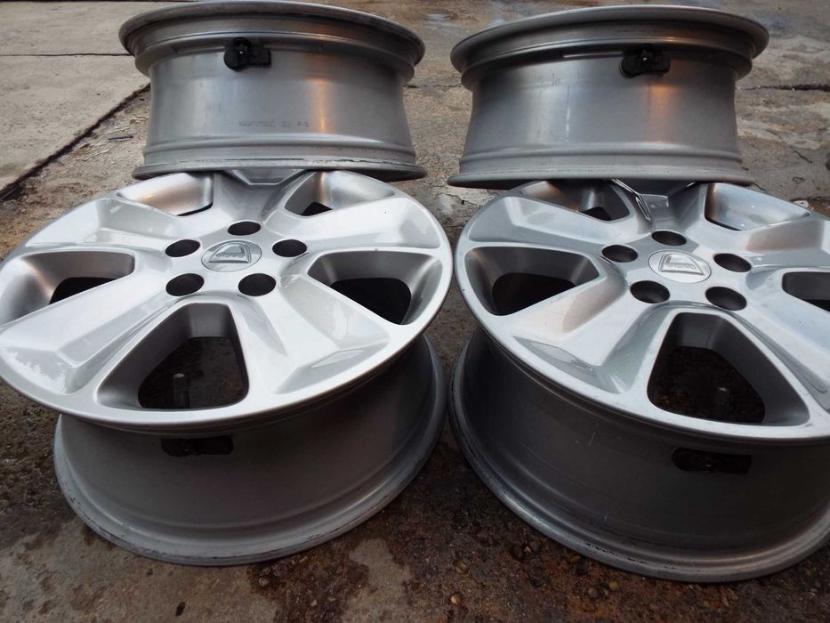 vand 4 jante pe 16" originale dacia duster + senzori presiune pret 2000ron
